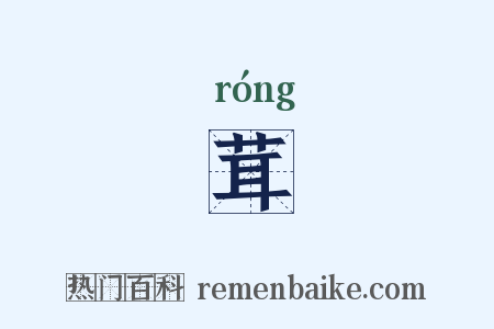 茸是什么意思的图片